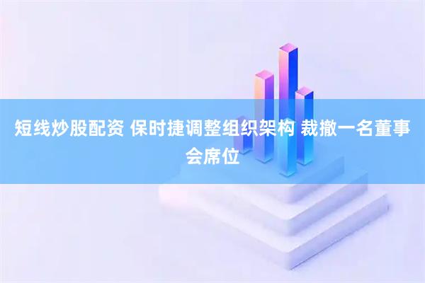 短线炒股配资 保时捷调整组织架构 裁撤一名董事会席位